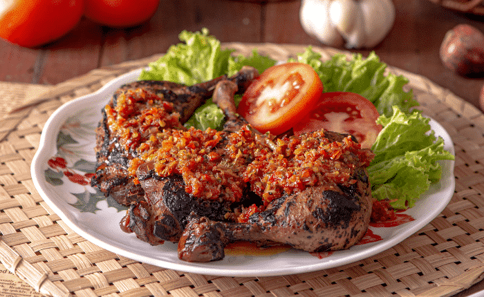 Ayam Bakar Tulang Lunak Sambal Kecombrang