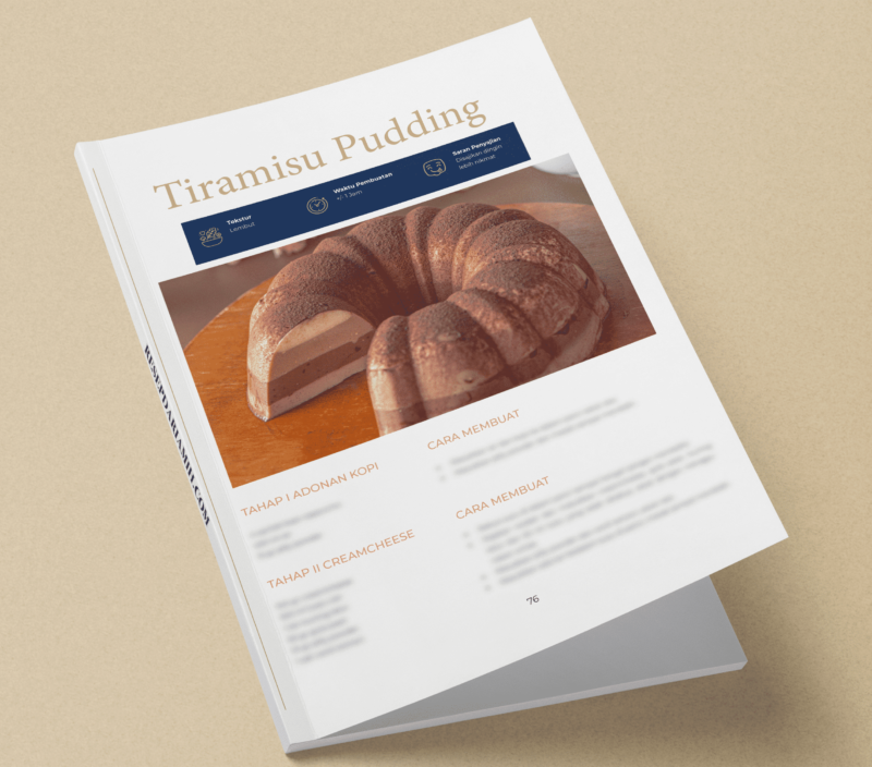 E-Recipes - Pudding Tiramisu