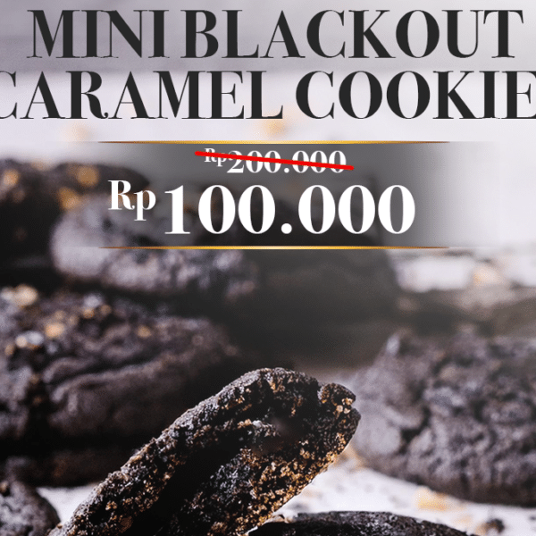 Caramel Blackout Cookies