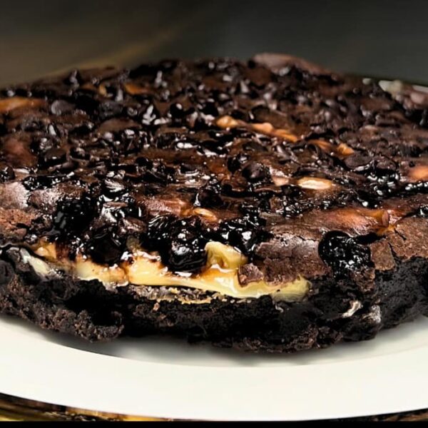 CHOCO CHEESE LAVA MOCHI BROWNIES